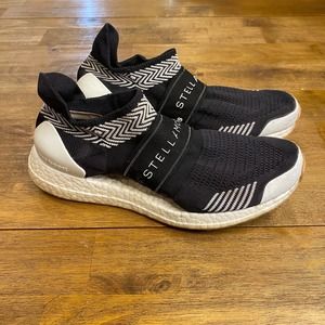 By stella mccartney ultraboost x knit sneakers white hot sale